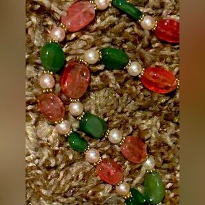 Tourmaline * rubeoite &  pearl 15”???